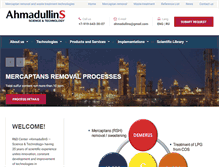 Tablet Screenshot of en.ahmadullins.com